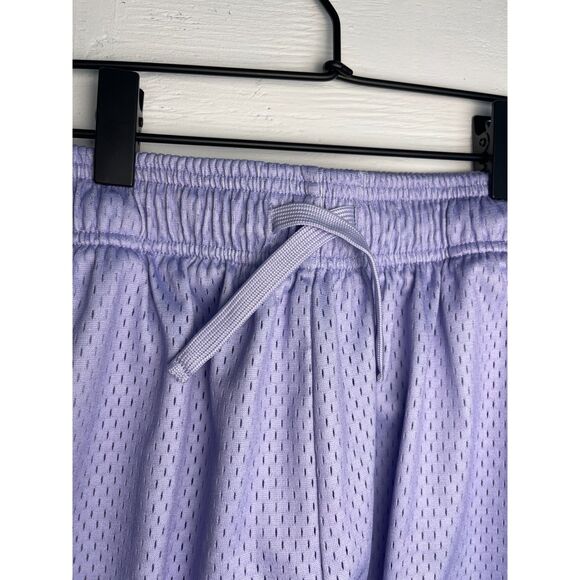 Inaka Power Purple Lined Mesh Shorts Womens L Drawstring Athletic Lifting - Picture 7 of 10